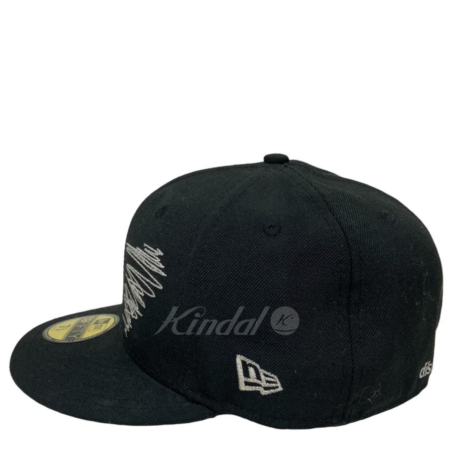 discord Yohji Yamamoto×NEW ERA 刺繍ベースボールキャップ ブラック 
