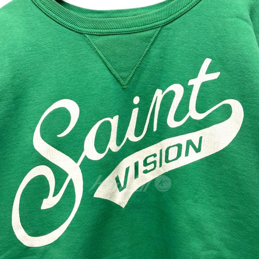 値下げ】SAINT MICHAEL 21AW 「RGLN SWT SH VISION」ヴィンテージ加工  