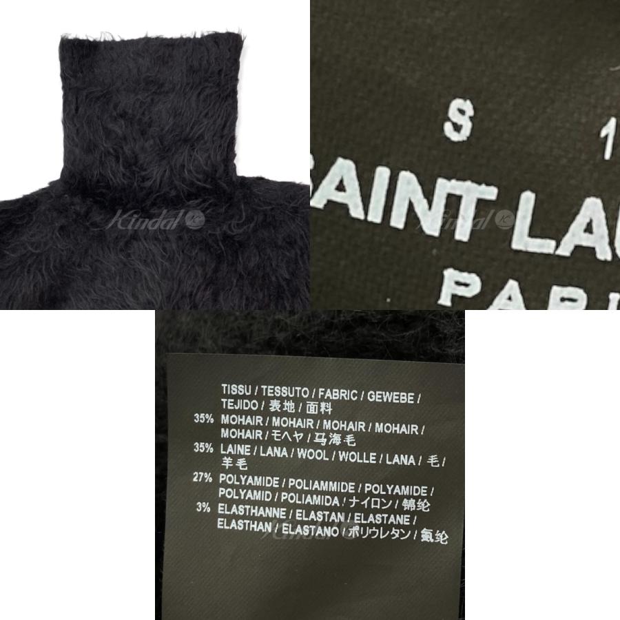 SAINT LAURENT PARIS 17AW モヘア混タートルネックシャギーニット 