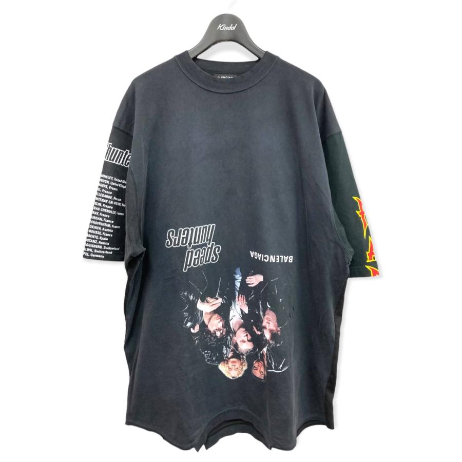 BALENCIAGA 22SS SPEED HUNTER UPSIDE DOWNプリントTシャツ