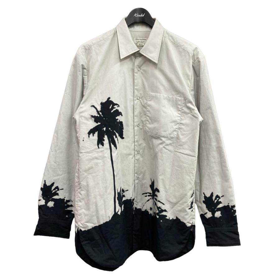 値下げ】DRIES VAN NOTEN 21SS 「Grey Len Lye Edition Padded Shirt 