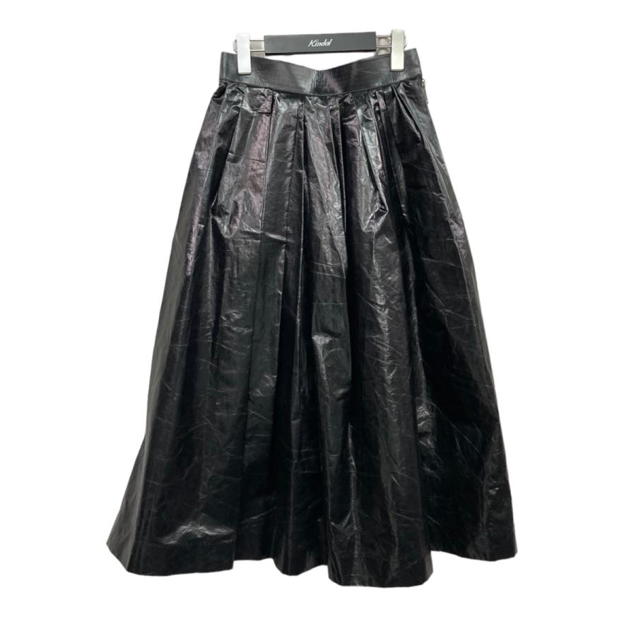 値下げ】AKIRA NAKA プリーツボリュームスカート ブラック サイズ：2  