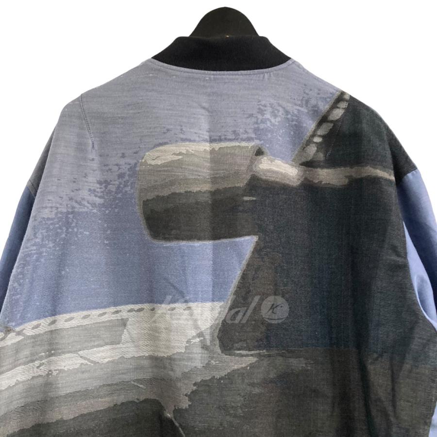 アズマ 【値下げ】Azuma 21AW 「PHOTO JACQUARD JACKET」 総柄ブルゾン 