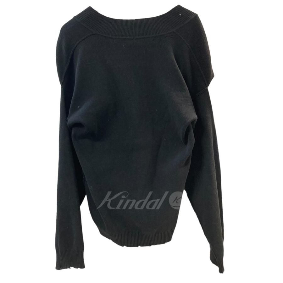 値下げ】PERVERZE 19SS「crash wide knit cardigan」ニット 