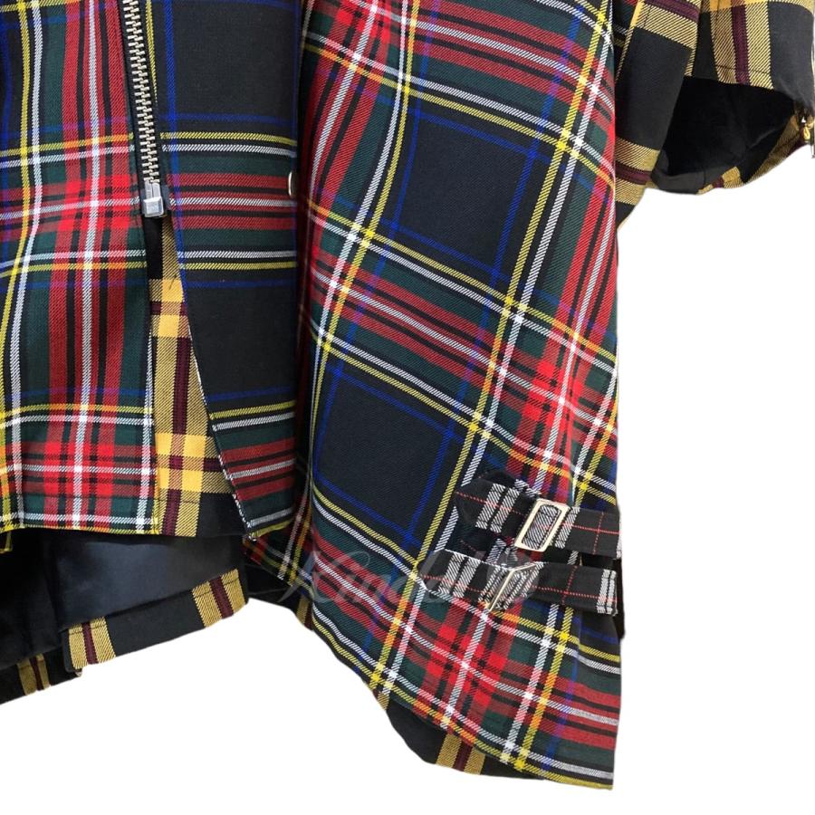 タグ付き美品　KLIDILL 22AW オーバーサイズチェックコート (EC) KIDILL 【値下げ】KLIDILL 22AW「Riders Coat MixTartanCheck