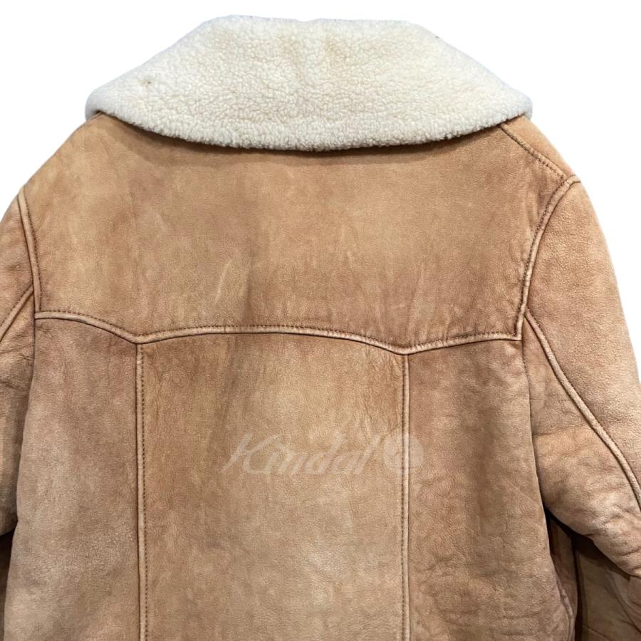 BALMAIN HOMME 【値下げ】BALMAIN ムートンコート ベージュ サイズ：46  