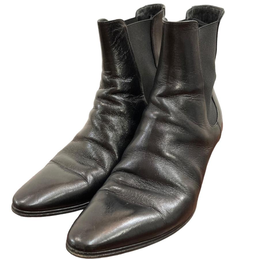 値下げ】SAINT LAURENT PARIS サイドゴアブーツ ブラック サイズ：39 1 