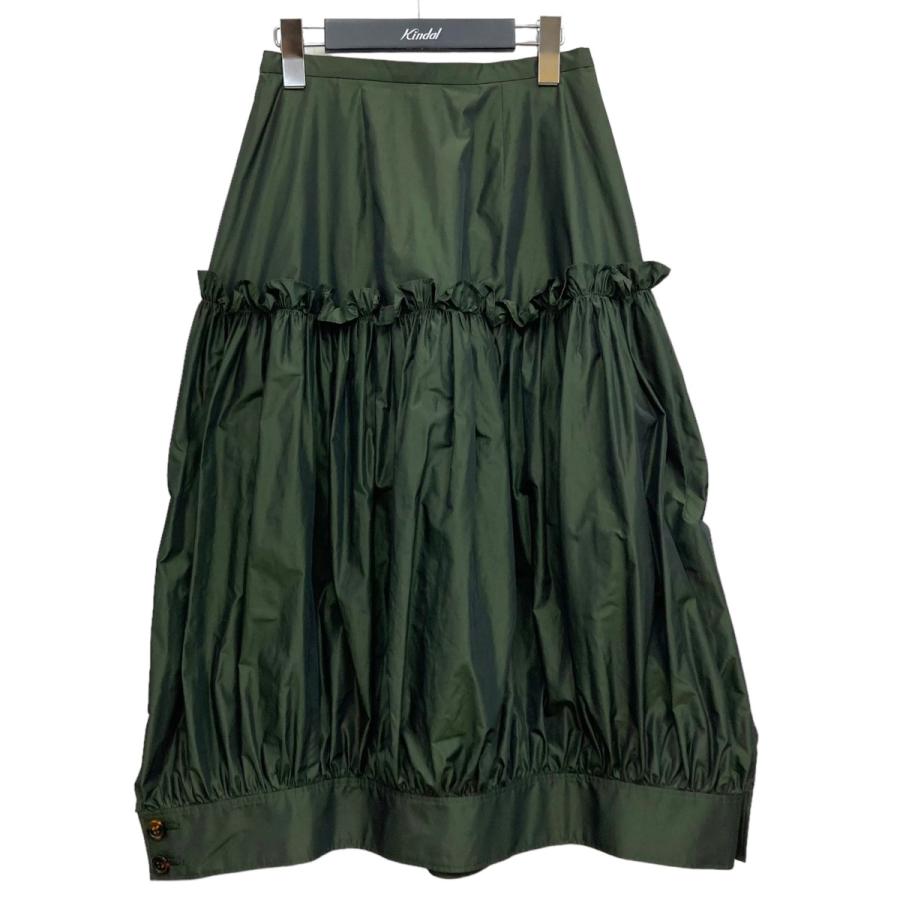 エンフォルド ENFOLD 2022AW 「CUFF-HEME DHARMA SKIRT」 ロング