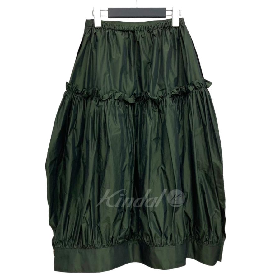 エンフォルド ENFOLD 2022AW 「CUFF-HEME DHARMA SKIRT」 ロング