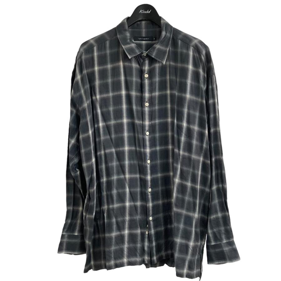 1 piu uguale 3 【値下げ】1PIU1UGUALE3 「BIG CHECK SHIRTS」バッグ 