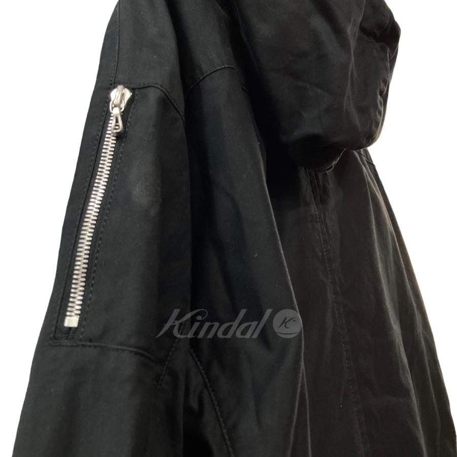 【値下げ】KAZUYUKI KUMAGAI ATTACHMENT モッズコート ブラック サイズ：1 (EC)｜kindal｜04