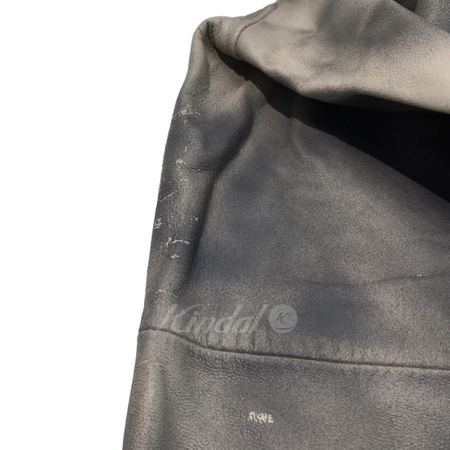 YOAK 【値下げ】YOKE × 吾亦紅 2023SS「GOAT LEATHER ZIP YOAK 【値下げ】YOKE × 吾亦紅 2023SS「GOAT LEATHER ZIP