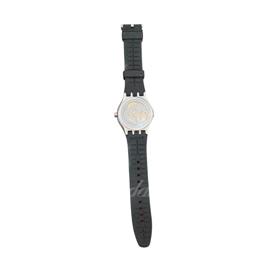 【値下げ】swatch 「SISTEM THROUGH AGAIN」自動巻き腕時計 ブラック サイズ：- (EC)｜kindal｜05