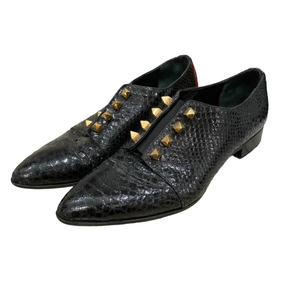値下げ】GIUSEPPE ZANOTTI スタッズシューズ ブラック サイズ：42 (EC 