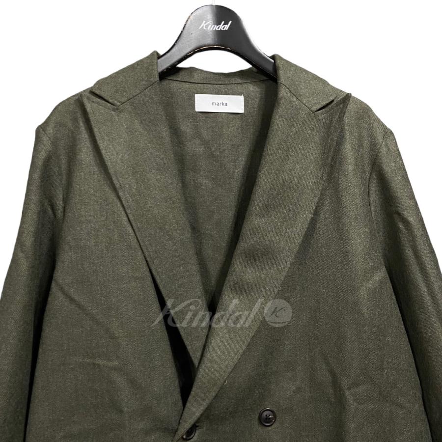 値下げ】marka 「SHIRT JACKET WOOL SOFT SERGE」ダブルテーラード 