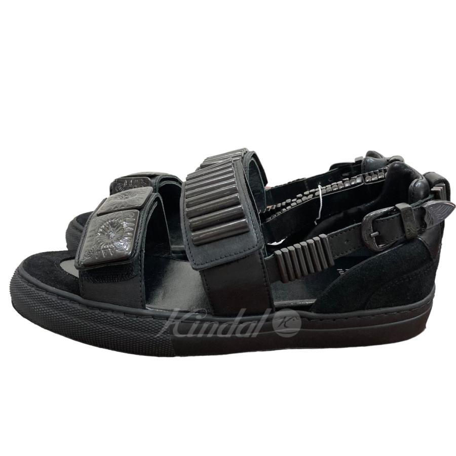 値下げ】TOGA PULLA メタルスニーカーサンダル ブラック サイズ：37  