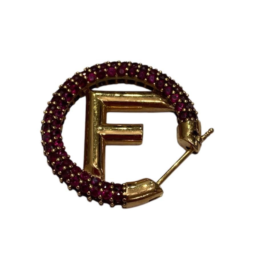 Fendi フェンディ ロゴクリスタルピアス FENDI（フェンディ） 【値下げ】FENDI クリスタルロゴピアスエフイズ