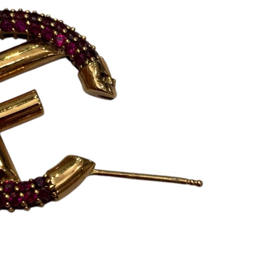 FENDI（フェンディ） 【値下げ】FENDI クリスタルロゴピアスエフイズ