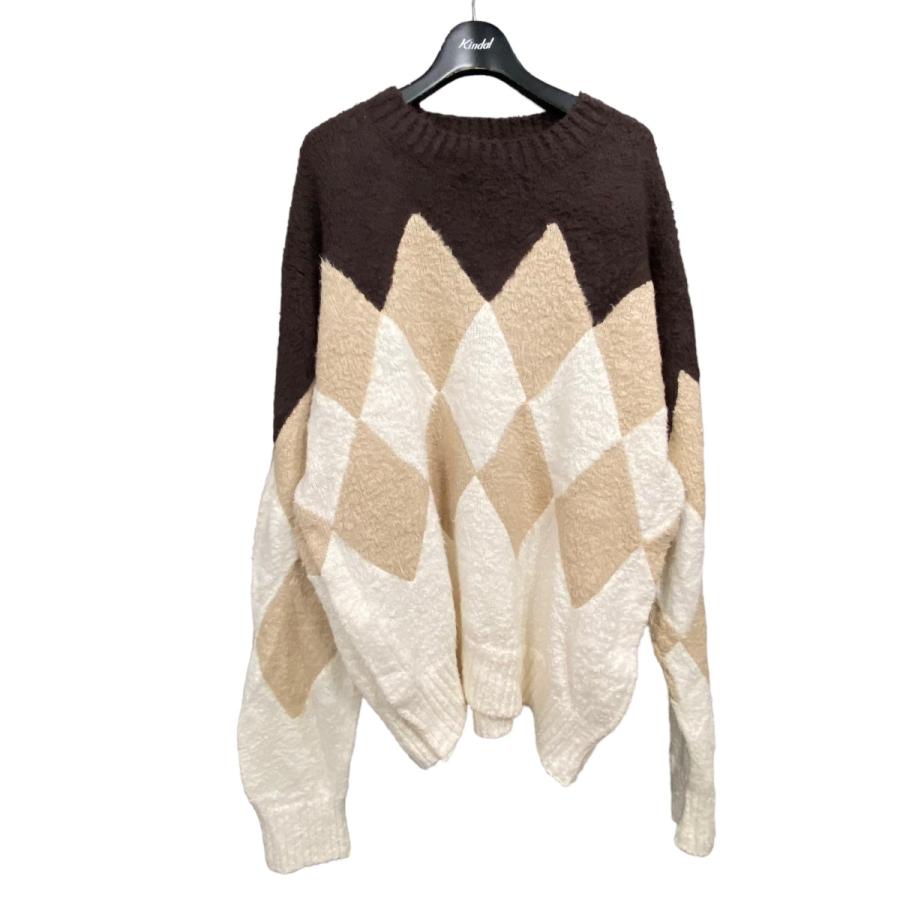 値下げ】sacai SAMPLE品 23SS「Jacquard Argyle Knit」アーガイルプル 