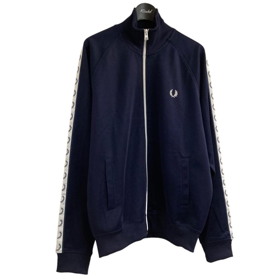 なとり　Fred Perry ネイビー ジップアップジャケット FRED PERRY 【値下げ】FRED 「Taped Track Jacket」サイドライン