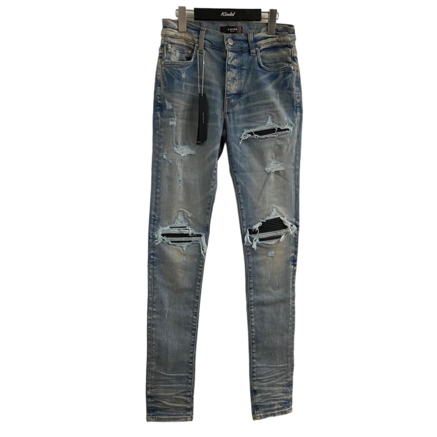 AMIRI 【値下げ】AMIRI 「MX1 408」「Leather Patch Jeans」デニム 