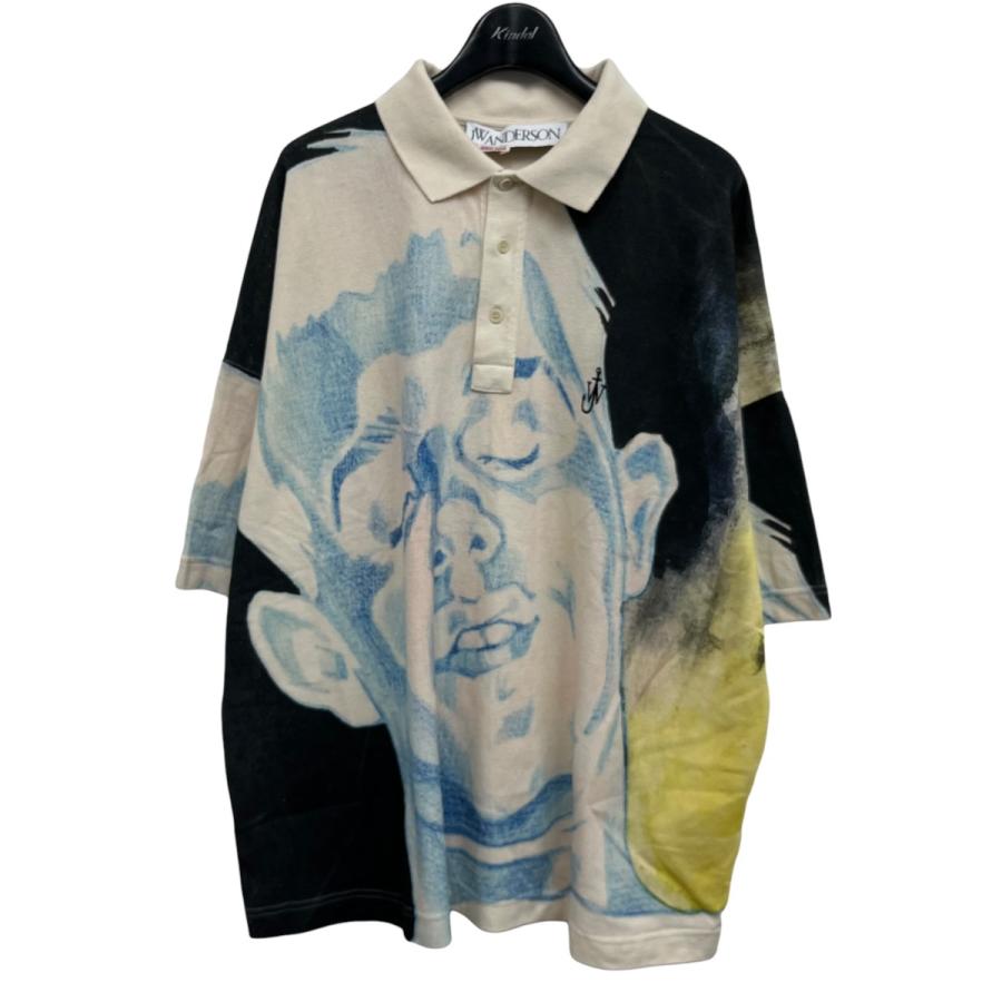 Lサイズ　 JW ANDERSON × POL ANGLADA　ポロシャツ Lサイズ JW ANDERSON × POL ANGLADA ポロシャツ - メルカリ