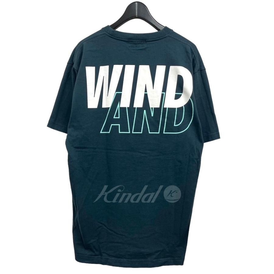 ウィンダンシー WIND AND SEA ロゴTシャツ ネイビー サイズ：L｜kindal｜02