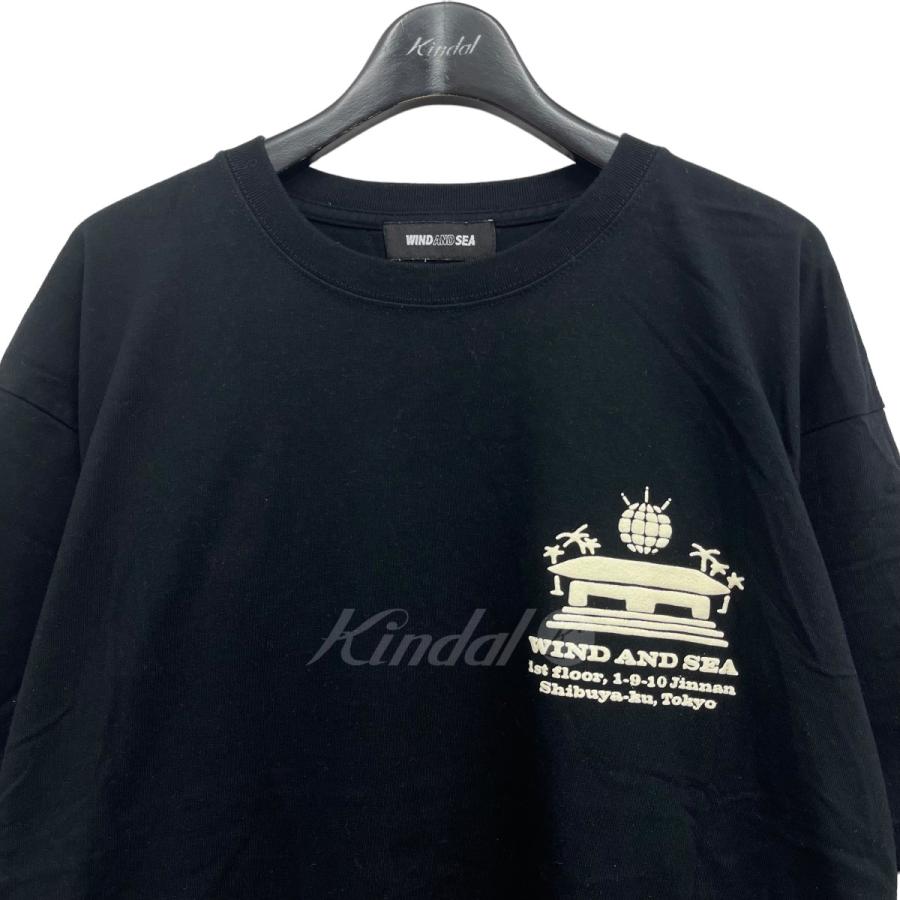 ウィンダンシー WIND AND SEA ロゴTシャツ ネイビー サイズ：L｜kindal｜07