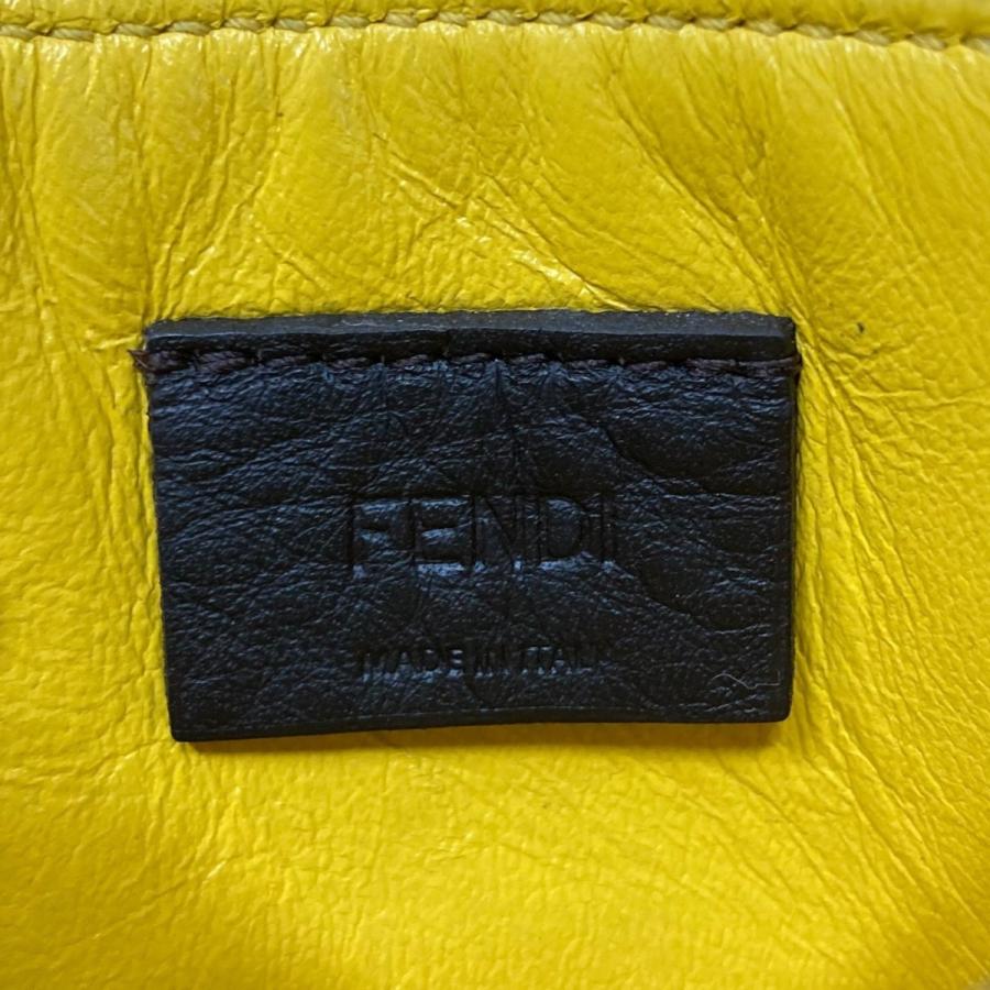 FENDI ピーカブー カードケース　イエロー FENDI フェンディ ピーカブーカードケース 8AP161 イエロー