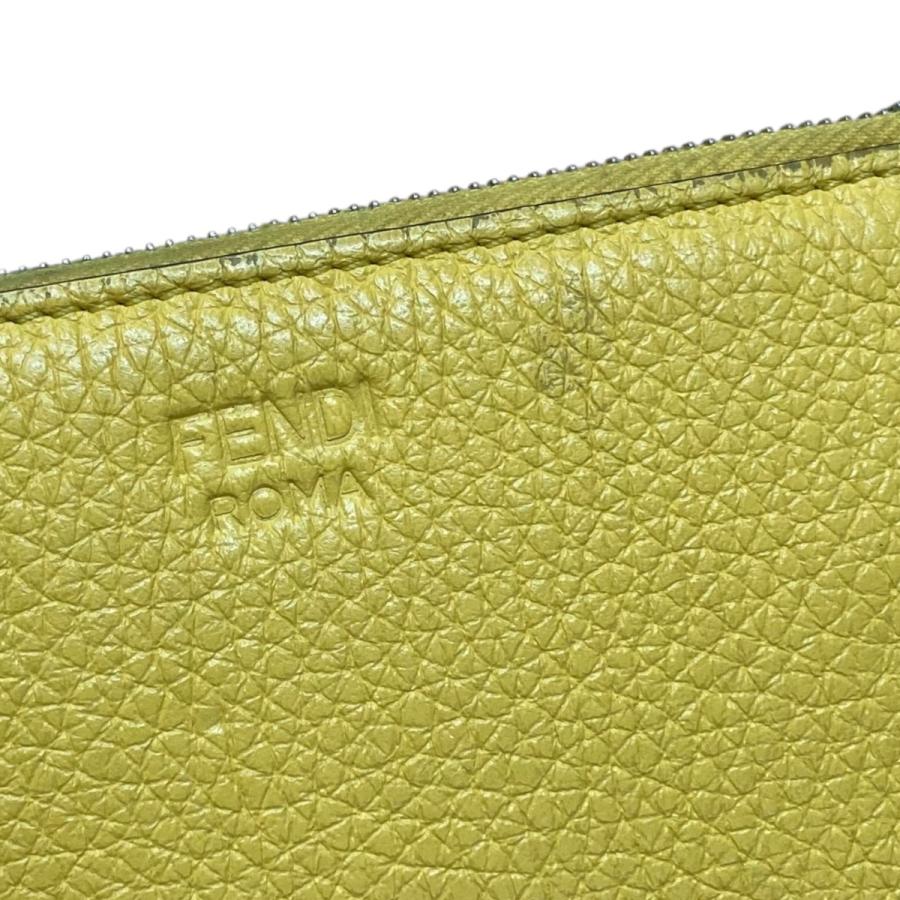 FENDI ピーカブー カードケース　イエロー FENDI ピーカブー カードケースイエロー