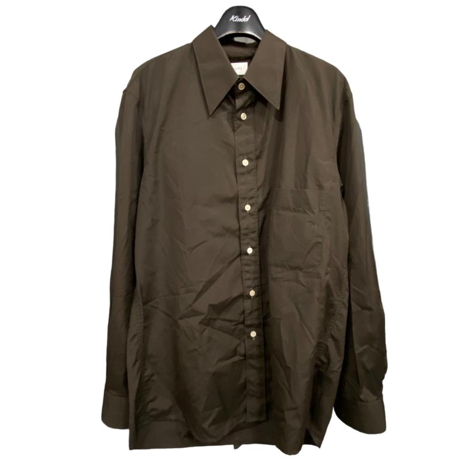 値下げ】LEMAIRE 20AW 「JINGHI SAS」コットンシャツ オリーブ サイズ 