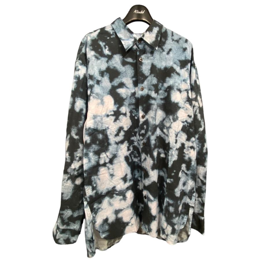 値下げ】DRIES VAN NOTEN 22SS グラフィックシャツ スカイブルー 
