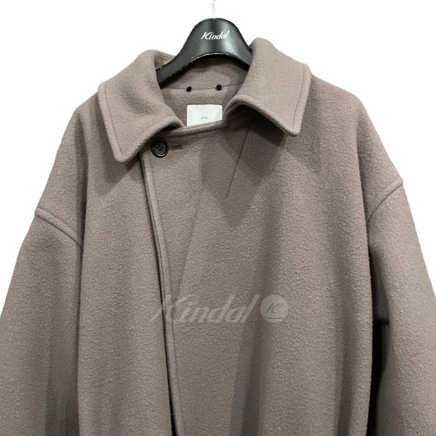 値下げ】ATHA 「DOUBLE MELTON MAXI COAT」ダブルメルトンマキシコート 