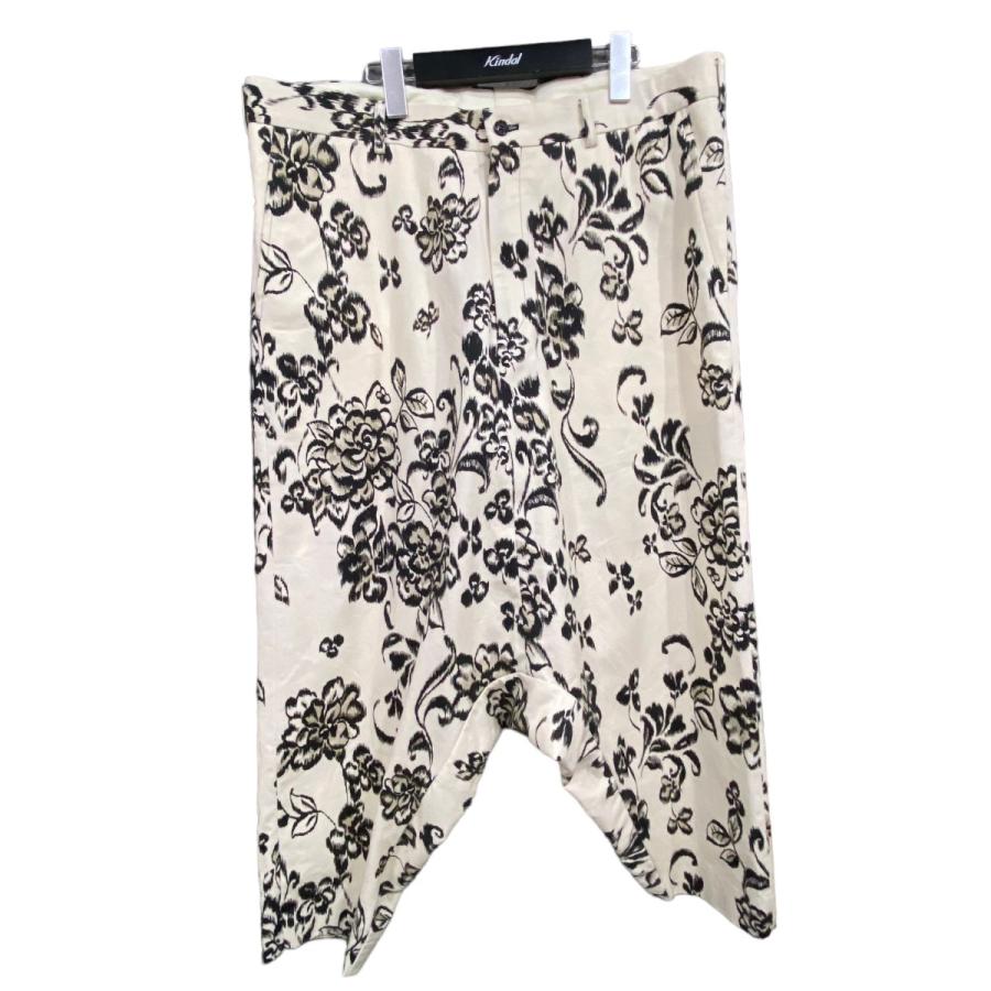 COMME des GARCONS 22SS フラワーグラフィックパンツ ホワイト 