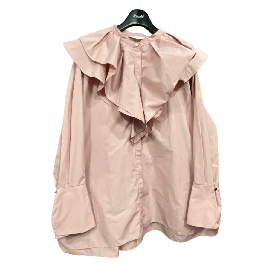 ヘヨン HYEON 「flower petal blouse」フリルブラウス ピンク サイズ 