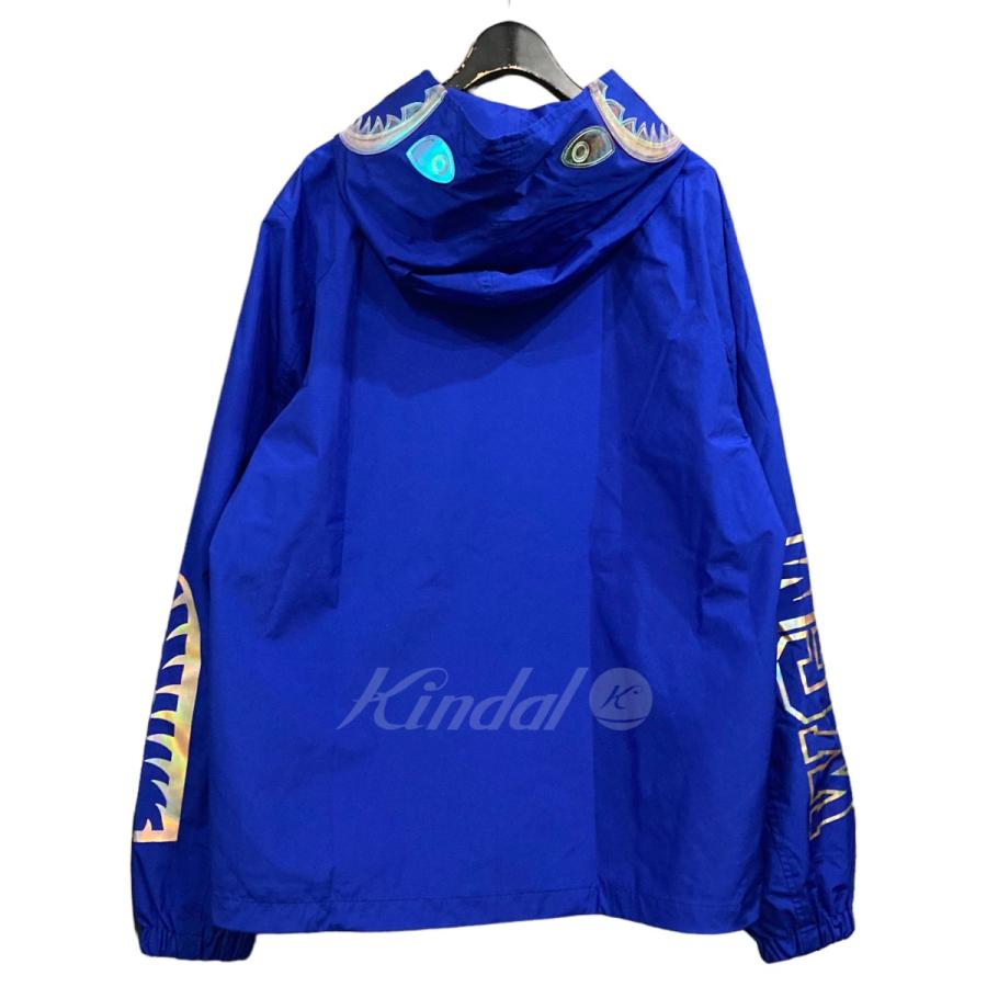 A BATHING APE エイプ シャークパーカー青色 A BATHING APE アベイシングエイプ ABC Camo Shark Full Zip