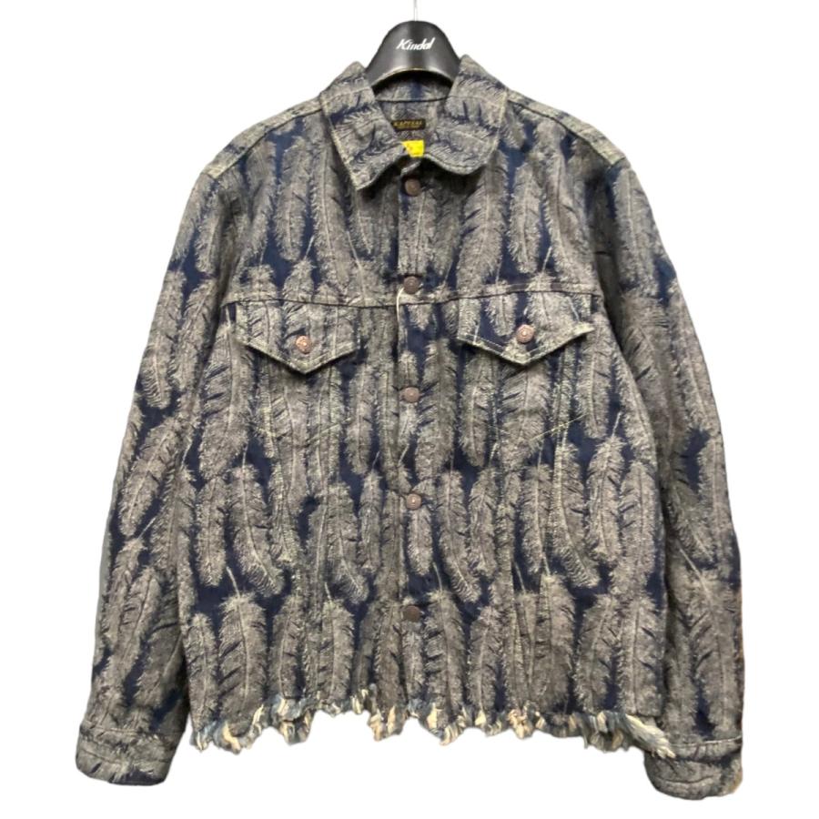 KAPITAL キャピタル 「12ozフェザーデニム 3rd JKT」フェザー柄 KAPITAL キャピタル 「12ozフェザーデニム 3rd JKT」フェザー柄