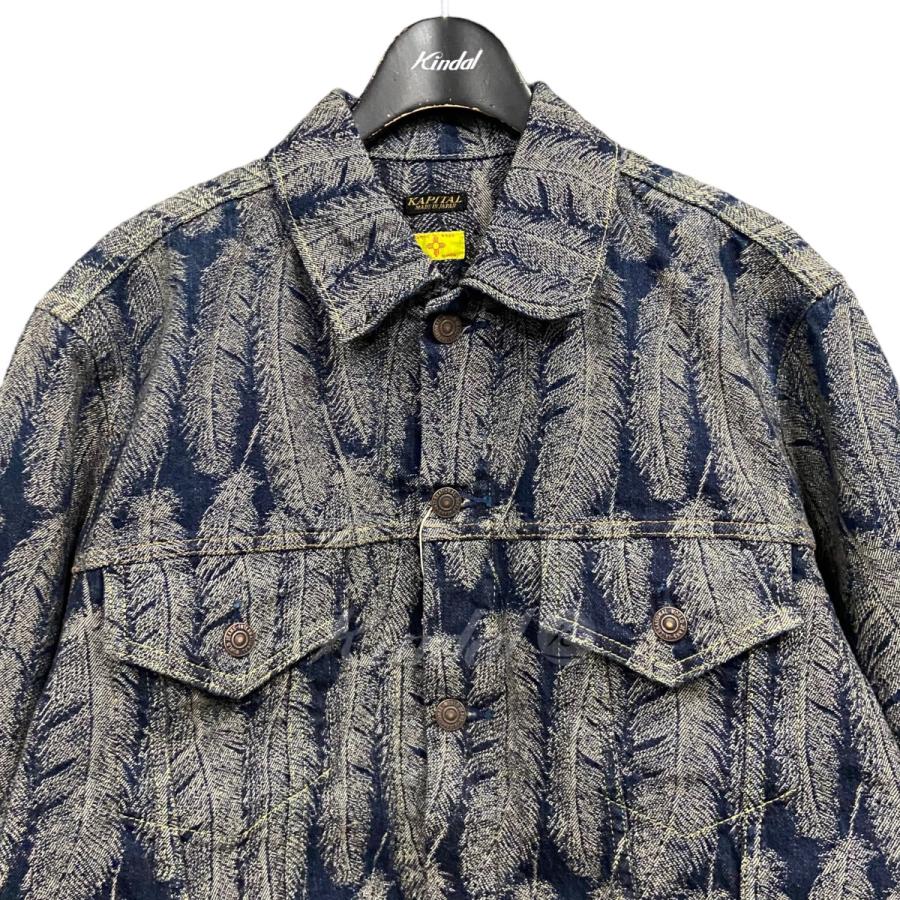 KAPITAL キャピタル 「12ozフェザーデニム 3rd JKT」フェザー柄 KAPITAL キャピタル 「12ozフェザーデニム 3rd JKT」フェザー柄