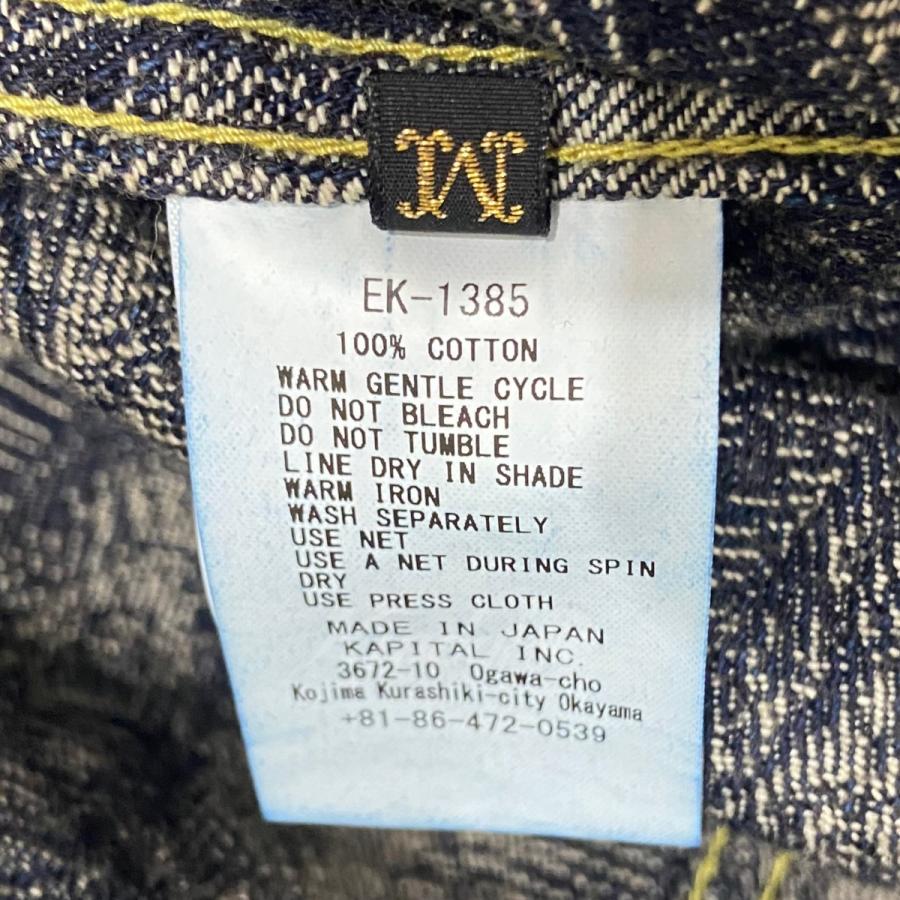 KAPITAL キャピタル 「12ozフェザーデニム 3rd JKT」フェザー柄 KAPITAL キャピタル 「12ozフェザーデニム 3rd JKT」フェザー柄