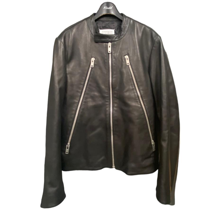 値下げ】Maison Margiela 16AW 「5Zip Leather Riders Jacket」八の字 