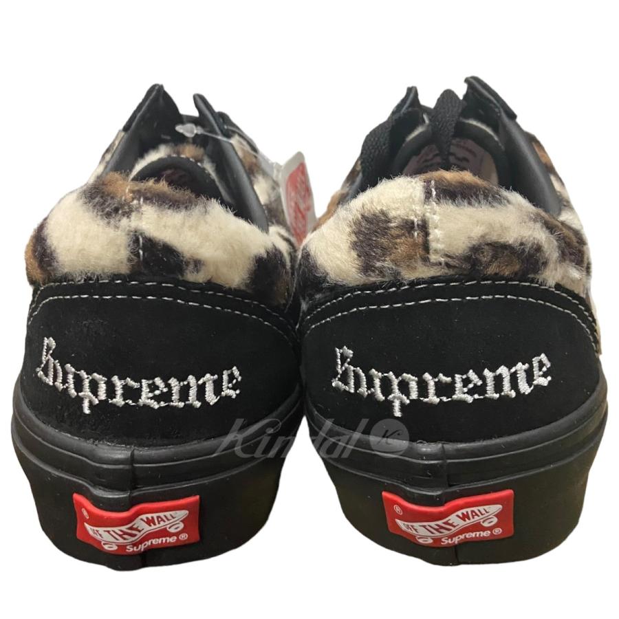 値下げ】SUPREME×VANS 「Leopard Old Skool」ローカットスニーカー 