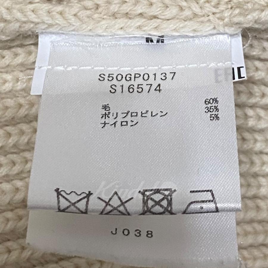 値下げ】Maison Margiela 10 スウィッチングニットセーター ベージュ 