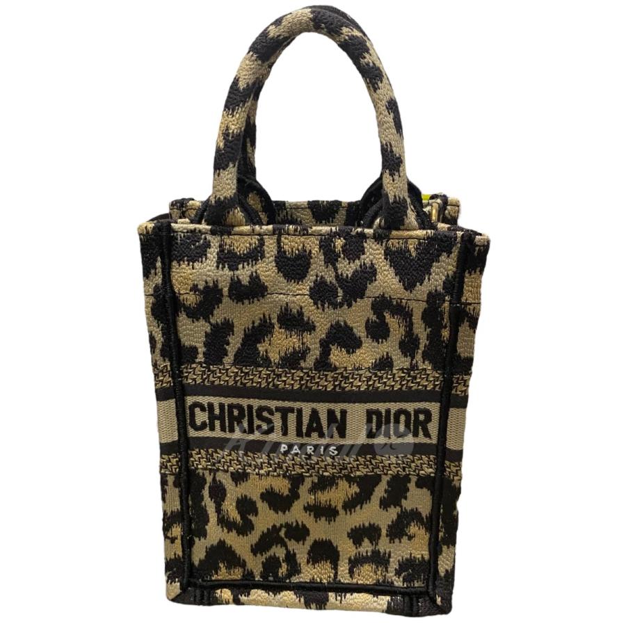 【値下げ】Christian Dior 「BOOK TOTE」ブックトートミニバッグ ベージュ×ブラック (新宿店)｜kindal｜02