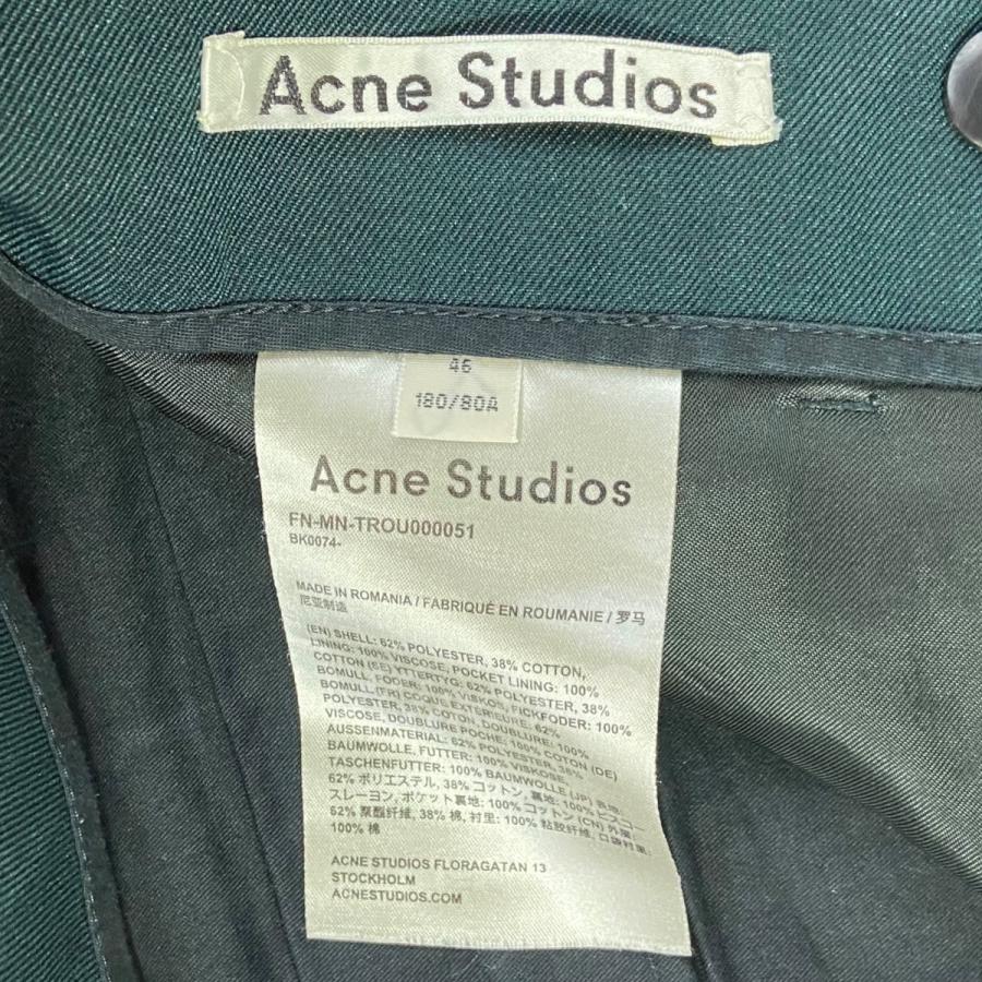 アクネストゥディオズ ACNE STUDIOS ポリエステルストレートパンツ モスグリーン サイズ：46｜kindal｜07