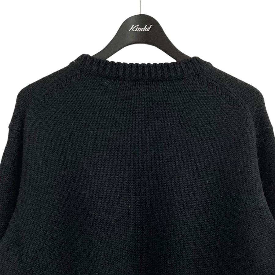 FENDI フロントロゴクルーネックニット