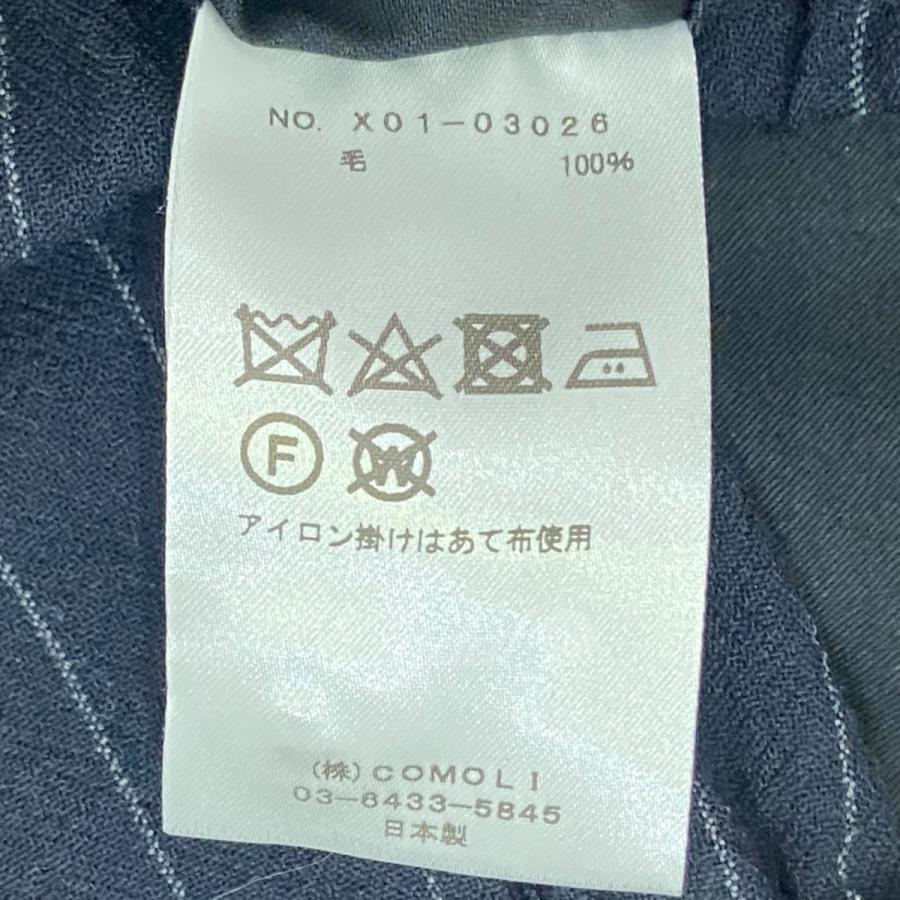COMOLI コモリ 23SS ストライプ セットアップ サイズ3 COMOLI コモリ 23SS 「ウールストライプジャケット／ウール