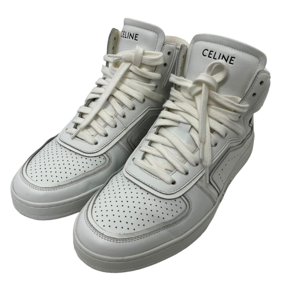 セリーヌ CELINE ハイカットスニーカー ホワイト サイズ：40 