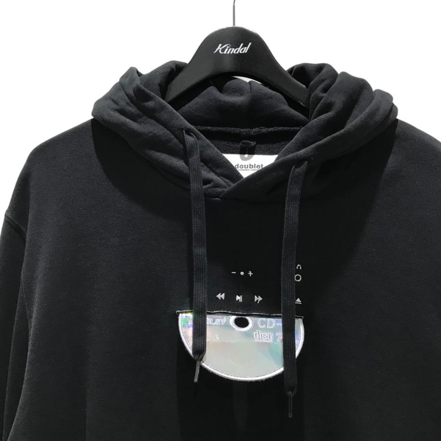 doublet 【値下げ】doublet 24SS CD-R EMBROIDERY HOODIE ディスクプル 