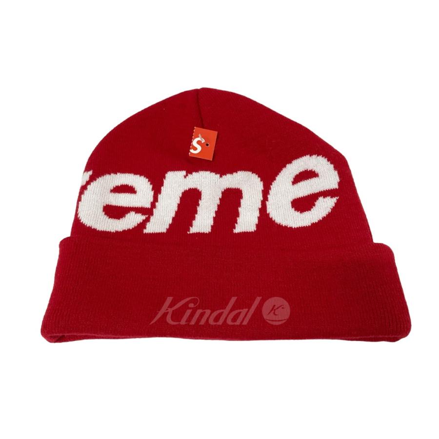 シュプリーム SUPREME BIG LOGO BEANIE レッド サイズ：-｜kindal｜02