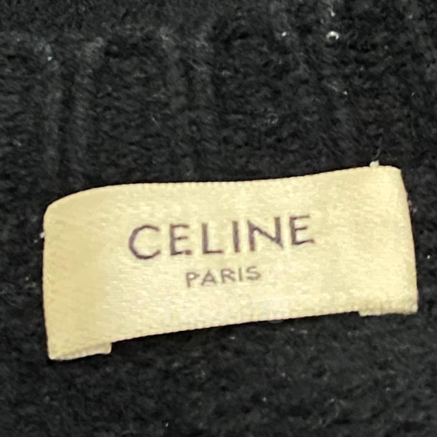 セリーヌ CELINE マウスロゴニットセーター ブラック×レッド サイズ：XS｜kindal｜06